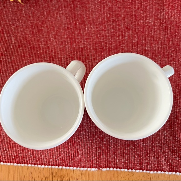 Set of 2 Vintage Corning Ware Coffee Mugs Green Gingham Checked Print - Picture 5 of 9